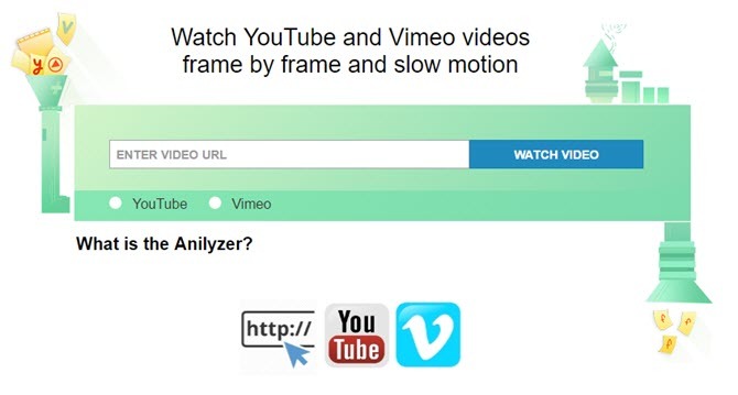 Hur man tittar på YouTube eller Vimeo i ram-för-ram eller Slow Motion anilyzer