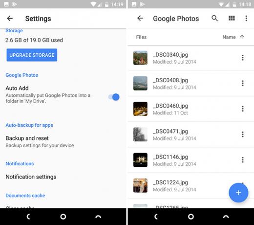 android google drive funktioner