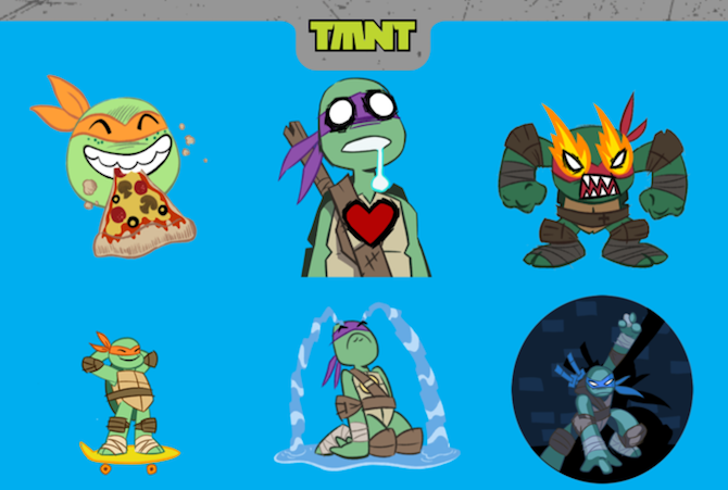 TMNT iMessage Sticker Pack