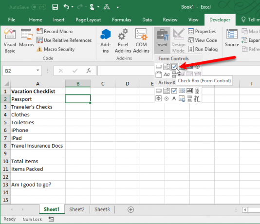 hur man skapar en checklista i Excel som proffsen