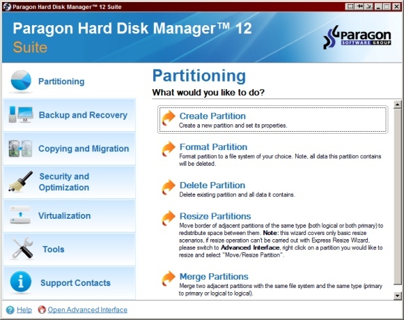 Paragon Hard Disk Manager 12 Suite: komplett kontroll av dina hårddiskar [Giveaway] phdm1