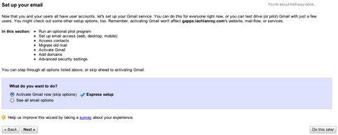 Google Apps Guide: Gratis e-post och mer på din webbplats ggle page20image1440