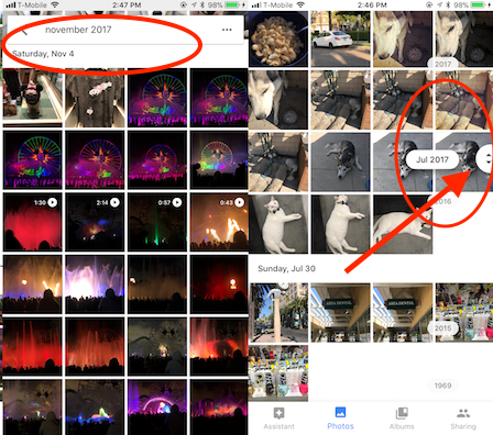 hur man snabbt hittar foton i google-foton