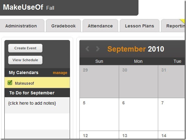 LearnBoost: Online-lärargradbok med många funktioner kalender