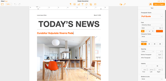 Microsoft Office-alternativ - iWork för iCloud