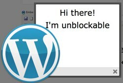 unblockable popup