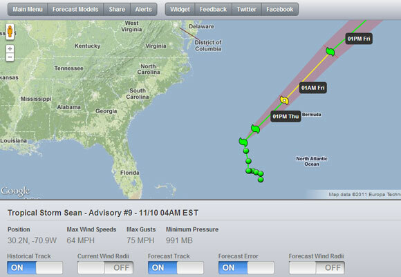 8 Top Hurricane Tracking Websites på webben Hurrricane tracking03