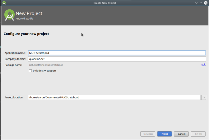 android skapa app androidstudio newproject1