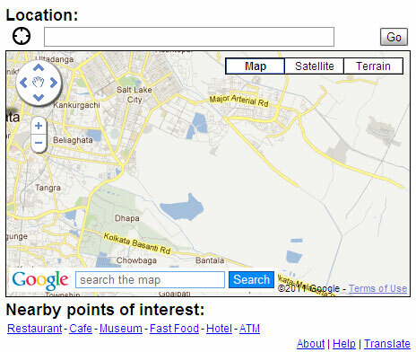 Google Map Chrome-förlängning