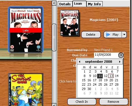 Hantera spel, böcker, musik och DVD med Libra libraloan