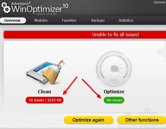 Rengör & optimera din dator för bättre prestanda med WinOptimizer winoptimizer10