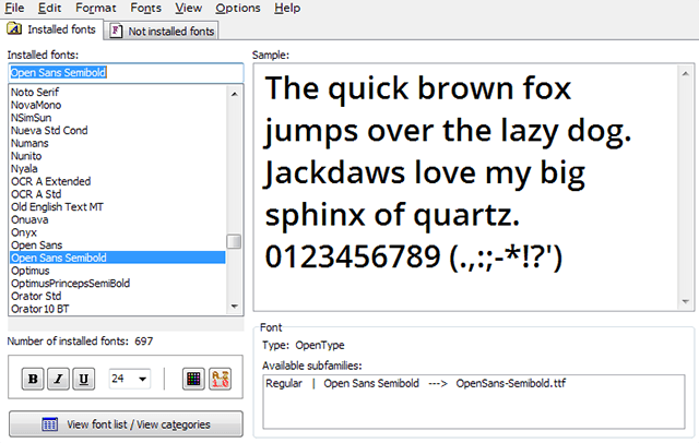 Windows-font-management-amp-font-viewer