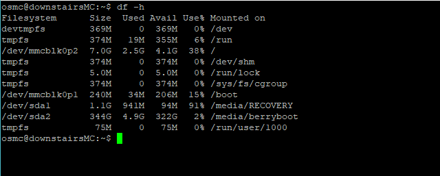 Hur mycket ledigt utrymme har ditt Raspberry Pis SD-kort?