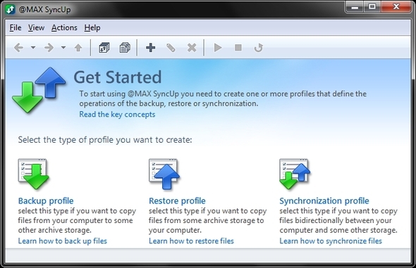 Säkerhetskopiera, synkronisera och återställ automatiskt dina Windows-filer med @MAX SyncUp [Rewards] Kom igång