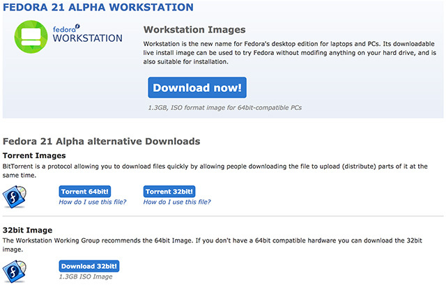 fedora21-alfa-nedladdning