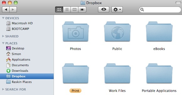 skriva ut från dropbox