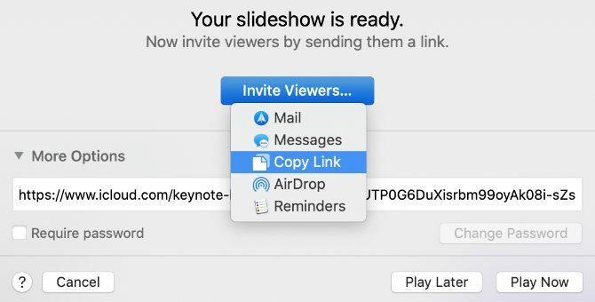 Keynote Live Invite Viewers-alternativet
