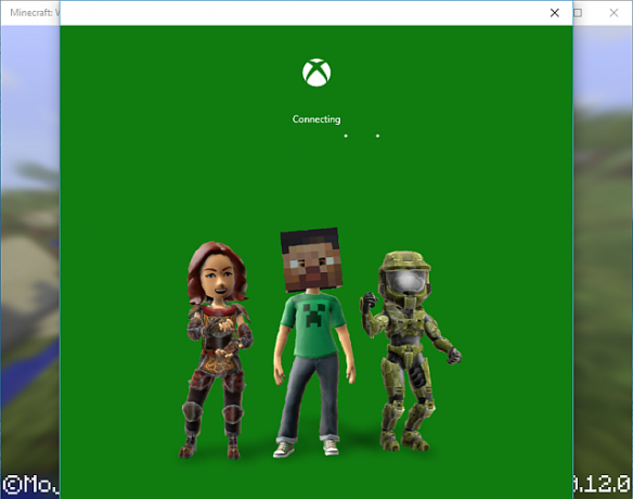 Minecraft Xbox Logga in