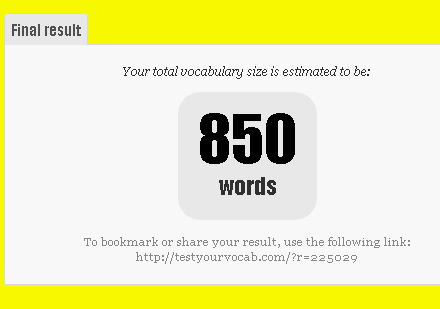 testa hur många ord du känner