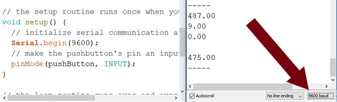 arduino misstag seriell korrekt