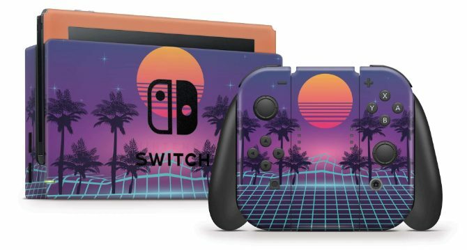 StickyBunny-hud på Nintendo Switch-konsol och styrenhet
