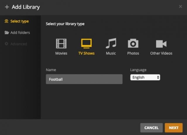 plex-setup-bibliotek