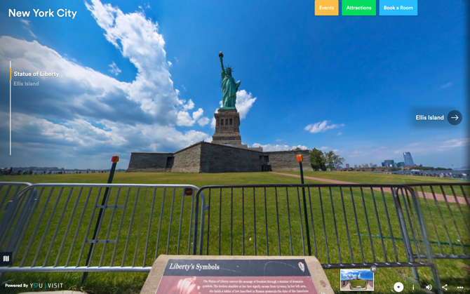NYC Statue Of Liberty Virtual Tour