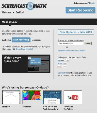 Screencast-O-Matic: Online Screencast-programvara screencastomatic