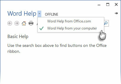 Microsoft Word Basic Hjälp