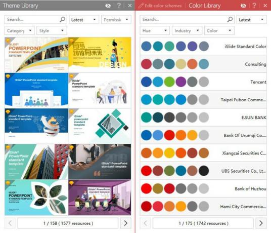 Hur iSlide kan ladda din nästa presentation gratis iSlide Theme Colour Library