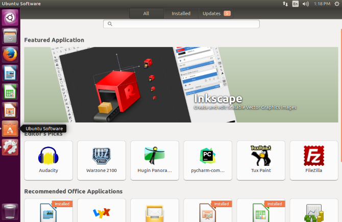 Hur man använder VirtualBox: Användarhandbok 35 VirtualBox Ubuntu Software Store
