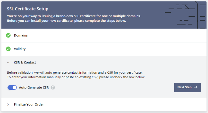 Konfigurera ditt SSL-certifikat