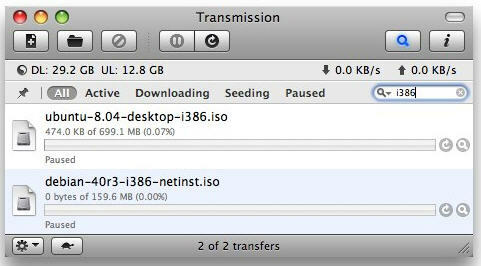 Transmission Torrent Client