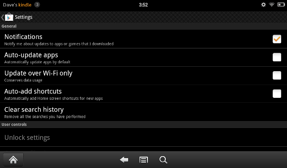 Kindle Fire Sync misslyckades