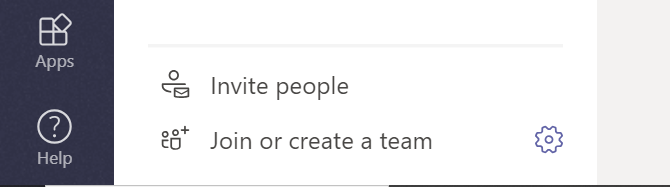 Microsoft-team går med eller skapar team