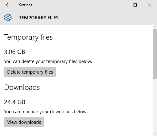 windows 10 temporära filer