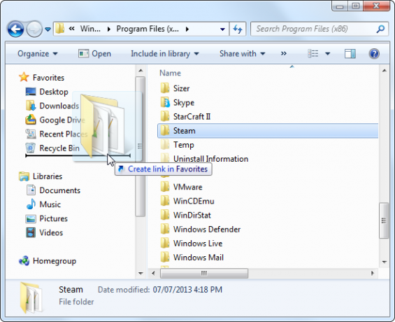 add-link-to-windows-explorer-favoriter