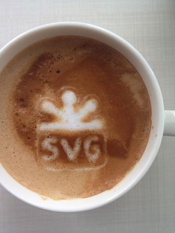 SVG stavat i kaffeskum