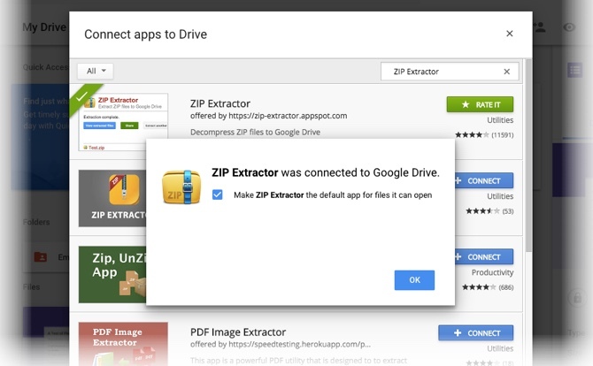 Hur man packar upp ZIP-filer i Google Drive utan att ladda ner dem första ZIP Extractor