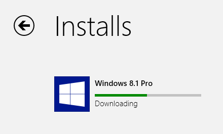 Windows 8.1-installation