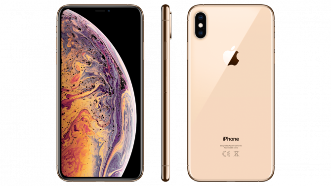 iPhone XS max tunn storlek