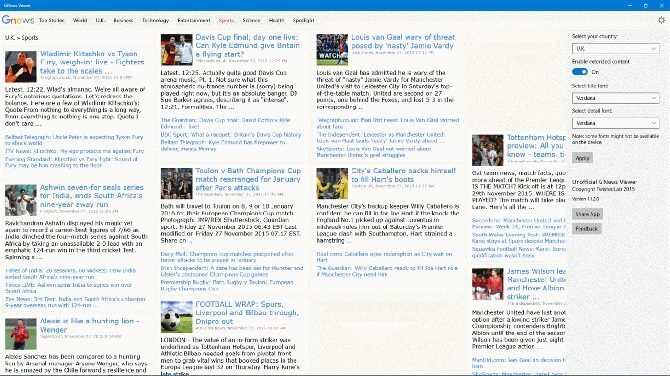 Google News Viewer windows