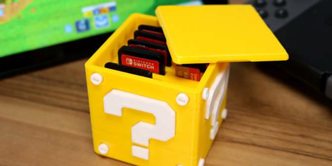 3D-tryckt Nintendo Switch-kassettfodral