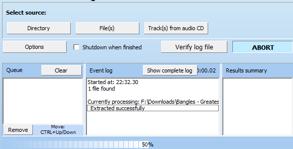 Audiochecker - Kontrollera ursprunget till dina musikfiler ACK-kontroll