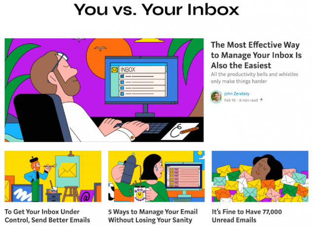 Du vs. Din inkorgsserie talar om de bästa metoderna för att organisera din e-post