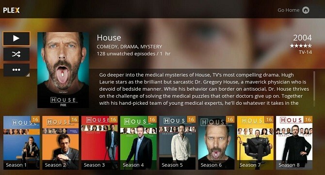 Plex Roku Stream innehåll