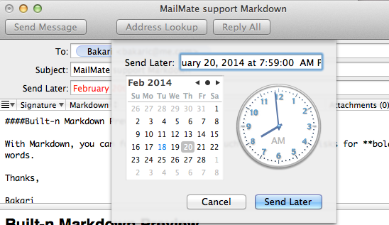 MailMate 10 minuter