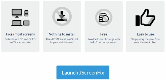 JScreenFix-funktioner