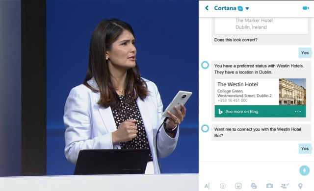 Cortana Skype Bot