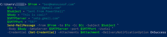 Så här skickar du ett e-postmeddelande med Windows PowerShell PowerShell Skicka e-post